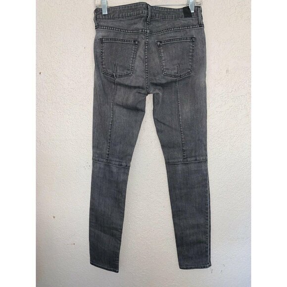 Vince Denim - 𝅺VINCE Skinny Mid Grey Denim Jeans 26” E1 Distressed